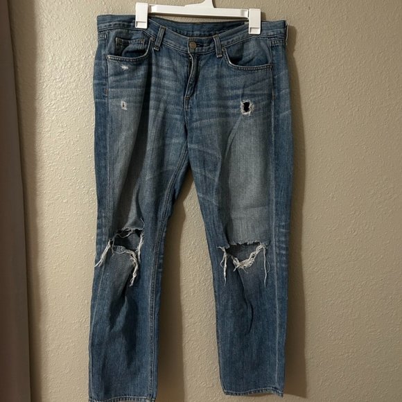 rag & bone Moss Jeans w/ Holes, Boyfriend Style (size 29) - Picture 1 of 5
